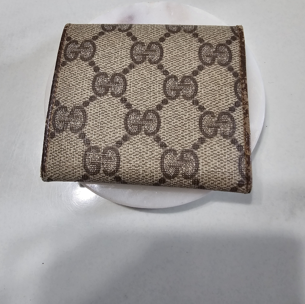 Gucci Brown and Cream Wallet/ coin pouch - Picture 4 of 4